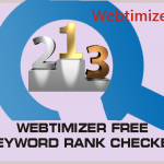 Webtimizer Keyword Rank Checker Tools-