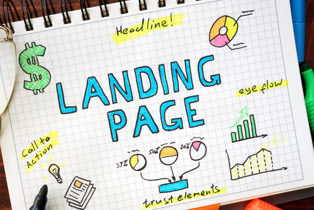 types of landing page