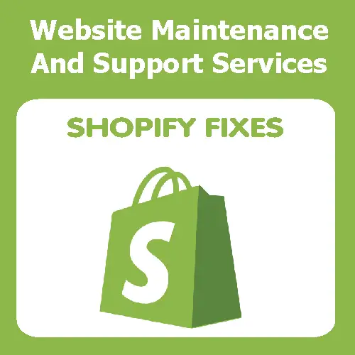 shopify site error fixes